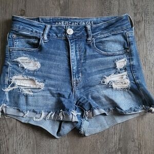 American Eagle Distressed Denim Shorts
